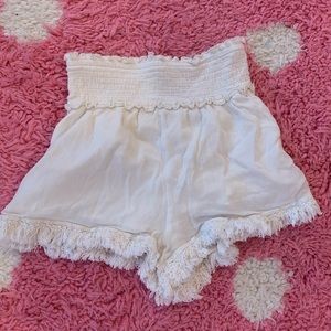 ILLA ILLA Beachy White Shorts